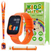 OKYUK 4G KIDS WATCH WITH SIM CARD, 47 EXCITING GAMES, TWO-WAY CALLING - ORANGE