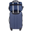 Travelers Club Midtown Hardside 4-Piece Luggage Travel Set - Navy Blue New