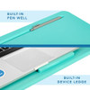LAPGEAR Original Lap Desk Large 17.9” x 13” Fits 17.3” Laptops 45159 - Aqua Sky New