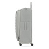 SWISS GEAR CHECKLITE SOFTSIDE CHECKED SUITCASE TEAR-RESISTANT 8 WHEELS - GRAY