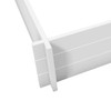 New England Hudson Raised Garden Beds, 4' x 4', Pack of 3, Durable White Vinyl