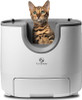 FUROOMATE SELF CLEANING LITTER BOX LARGE AUTOMATIC CAT LITTER BOX - WHITE