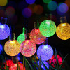 WONFAST SOLAR STRING LIGHTS 20FT 30 LED CRYSTAL BALL 5M30LEDBALL - MULTICOLOR