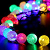 WONFAST SOLAR STRING LIGHTS 20FT 30 LED CRYSTAL BALL 5M30LEDBALL - MULTICOLOR