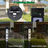 FORUP Solar Lighted House Address Numbers Sign Solar Powered House Numbers Light