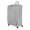 SWISS GEAR CHECKLITE SOFTSIDE CHECKED SUITCASE TEAR-RESISTANT 8 WHEELS - GRAY New