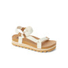 REEF WOMEN'S CUSHION REM HI PLATFORM SANDALS - SIZE: WOMEN 6 (WHISPER-WHITE)