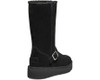 KOOLABURRA BY UGGWOMEN'S KELISSA BUCKLED TALL BOOTS - SIZE: WOMEN 8 - BLACK New