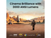 BenQ TK705STI 3000-Lumen UHD 4K Short-Throw LED DLP Smart Home Entertainment