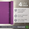 GAIAM PRINT YOGA MAT 4MM - PURPLE MEDALLION New