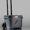 GATORADE 50QT ICE ROLLING COOLER - GRAY: HDPE BODY, 75 CAN CAPACITY - GRAY