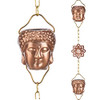 GOOD DIRECTIONS BUDDHA PURE COPPER 8.5 FT. RAIN CHAIN - COPPER