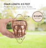 GOOD DIRECTIONS BUDDHA PURE COPPER 8.5 FT. RAIN CHAIN - COPPER