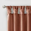 MADISON PARK 84-IN INTERLINED TOP TAB SINGLE CURTAIN PANEL - SPICE