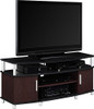 AMERIWOOD HOME CARSON TV STAND FOR TVS UP TO 50", CHERRY - CHERRY