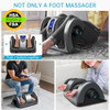 TISSCARE SHIATSU FOOT MASSAGER WITH HEAT - GRAY