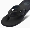 REEF MEN'S PHANTOM NIAS FLIP-FLOP SANDALS - SIZE: MEN 10 ( (EU M43) - BLACK/GRAY