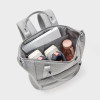 ALL IN MOTION FAUX NEOPRENE TOTE BACKPACK - HEATHERED GRAY