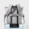 ALL IN MOTION FAUX NEOPRENE TOTE BACKPACK - HEATHERED GRAY