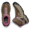 1018178 KEEN WOMEN'S TARGHEE III MID WATERPROOF HIKING BOOTS WEISS/BOYSENBERRY