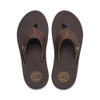 REEF MEN'S PHANTOM NIAS BEACH FLIP FLOPS - SIZE: MEN 10 - BROWN/FOSSIL New