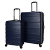 SKYLINE 2PC HARDSIDE SPINNER LUGGAGE SET - NAVY BLUE New