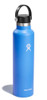 HYDRO FLASK WATER BOTTLE INSULATED STAINLESS STEEL NON SPILL 24 OZ CASCADE BLUE New