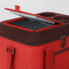SUN SQUAD 24 CANS/9QT SOFT-SIDED COOLER - RED