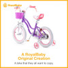 RoyalBaby Girls Bike Classic & EZ Kids Bike Balance and Pedal Bicycle - Amethyst