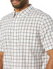 AMAZON ESSENTIALS SHIRT MEN - BIG & TALL - PINK WHITE BUFFALO PLAID - XL New