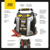 STANLEY 1000 PEAK AMP AUTOMOTIVE JUMP STARTER PORTABLE POWER - BLACK/GRAY