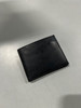 GENUINE BLACK LEATHER BIFOLD WALLET - BLACK