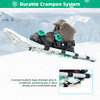 COMMOUDS Lightweight Snow Shoes for Men, Fully Adjustable Bindings