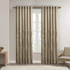 MADISON PARK TAN CURTAINS TRANSITIONAL ROD POCKET CURTAINS 50" X 95" MP40-716
