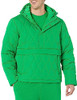 AMAZON ESSENTIALS MENS ANORAK HOODED QUARTER-ZIP PUFFER COAT SIZE M GREEN New