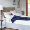 DEGREES COMFORT WEIGHTED BLANKET KIDS - 6 LB KIDS WEIGHTED THROW, COVER, NAVY