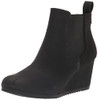 TOMS BAILEY ANKLE BOOTS WOMEN'S BLACK SIZE 8