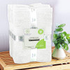 SIMPLY LOFTY 100% COTTON BATH TOWELS SET ULTRA SOFT RING SPUN 24"x46" - WHITE