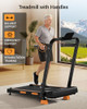 LONTEK 3 IN 1 WALKING PAD TREADMILL 15% INCLINE OLT-X5F TREADMILL - CARBON BLACK