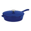CUISINART CAST IRON, COBALT, 12", CHICKEN FRYER - COBALT CI45-30CB