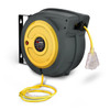 ReelWorks Extension Cord Reel Retractable 14AWG x 50' Foot 3C/SJTOW Glow Strip New
