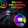 BRIGHTZ LED BICYCLE BELL - SILVER - 24H26D