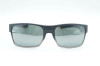 OAKLEY TWOFACE SUNGLASSES MATT BLACK/CHROME FRAME BLACK PRIZM LENSES, 60-16-139