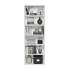 FURINNO JAYA SIMPLY HOME FREE STANDING 6-TIER OPEN STORAGE BOOKCASE - WHITE