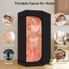 ESSEN BLISSED PORTABLE STEAM SAUNA,HOME SAUNA TENT 3L 1500W STEAMER - BLACK