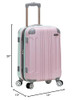 ROCKLAND LONDON HARDSIDE SPINNER WHEEL LUGGAGE CARRY-ON 20-INCH MULTICOLOR MINT New