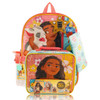DISNEY 2L 16'' 5PC KIDS' LUNCH SET WITH BACKPACK - MOANA - ORANGE New