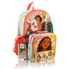 DISNEY 2L 16'' 5PC KIDS' LUNCH SET WITH BACKPACK - MOANA - ORANGE New