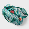 CAT & JACK KIDS' WEEKENDER DUFFEL BAG DAISY - GREEN/BLUE
