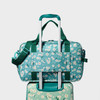 CAT & JACK KIDS' WEEKENDER DUFFEL BAG DAISY - GREEN/BLUE